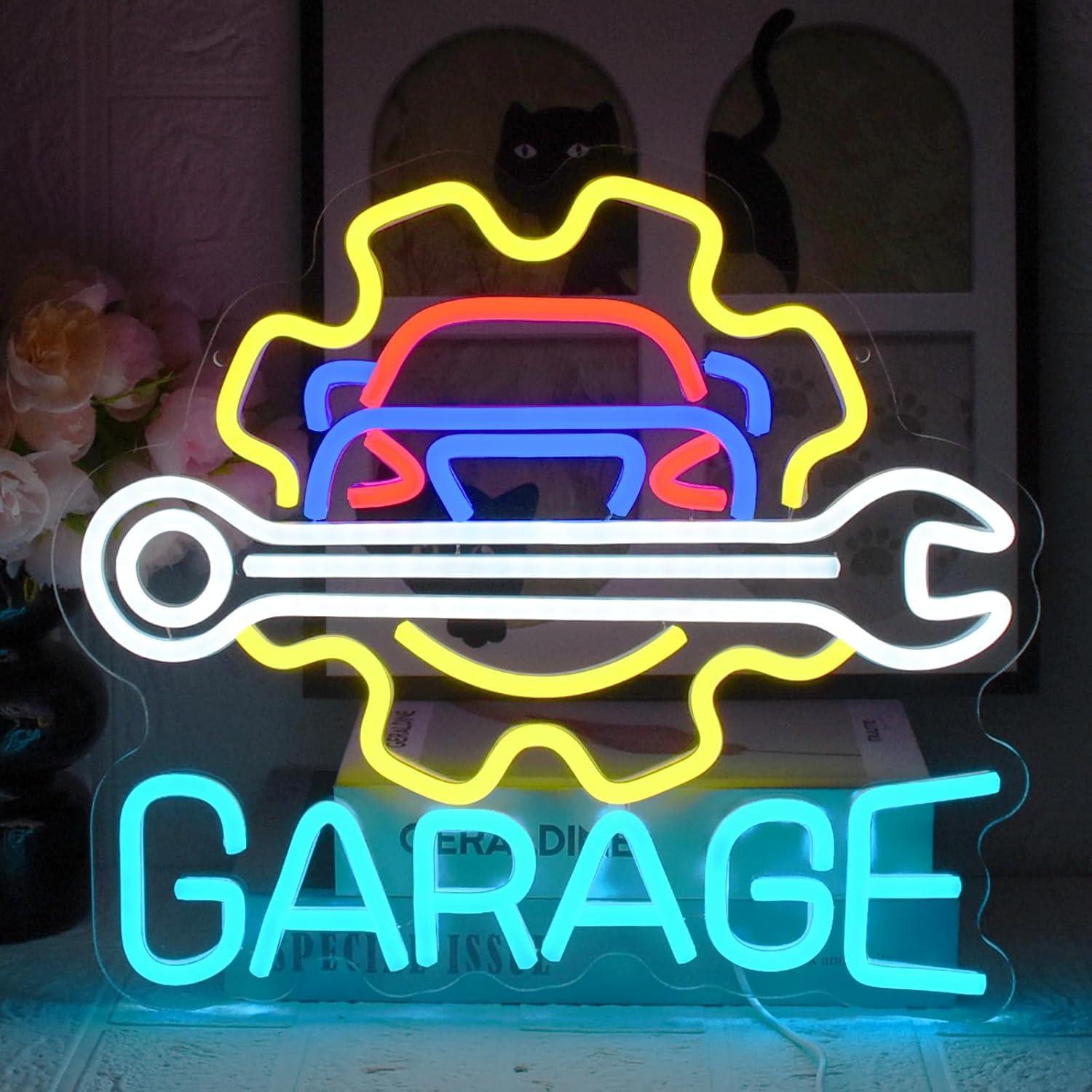 Auto Repair Shops - Garage Neon Sign USB Powered LED