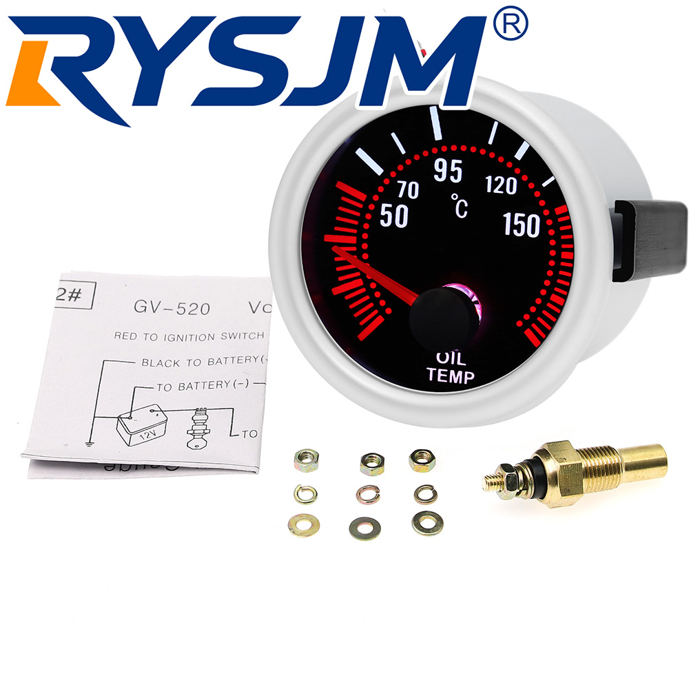 Smoke Leak Detector - 50-150℃ 52MM Oil Temperature Gauge with