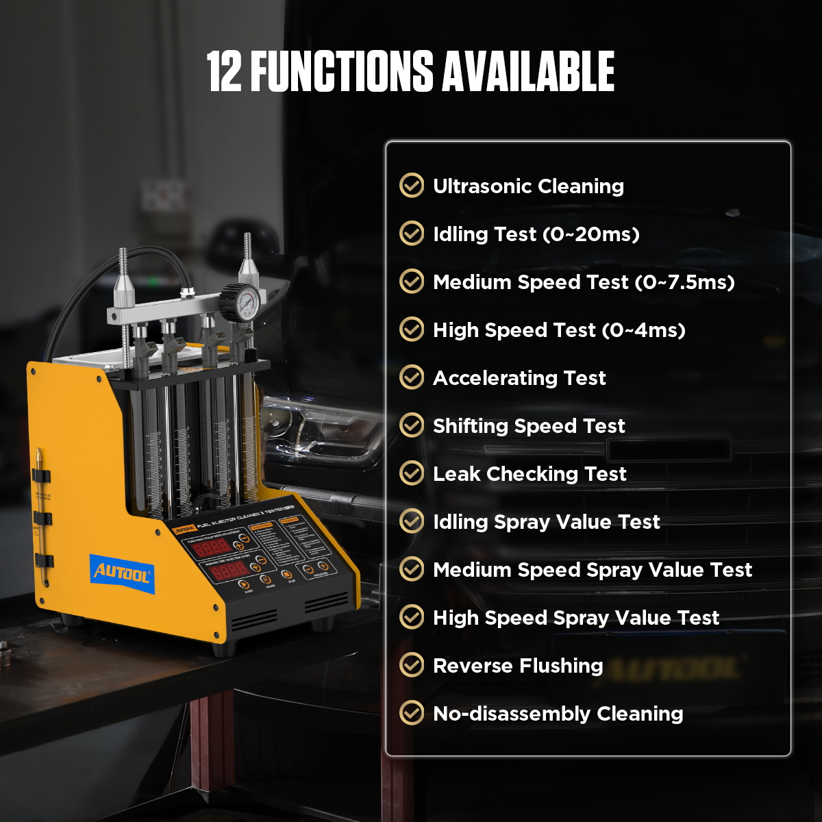 Car Motorycle Injector Cleanin - Fuel Injector Tester ulasan dan harga