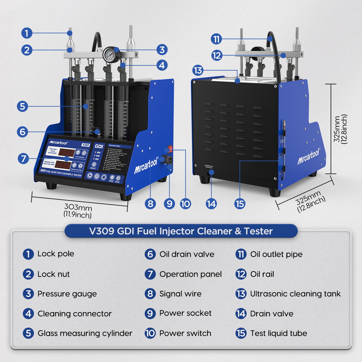 MR CARTOOL GDI Fuel Injector C - Fuel Injector Tester ulasan dan harga