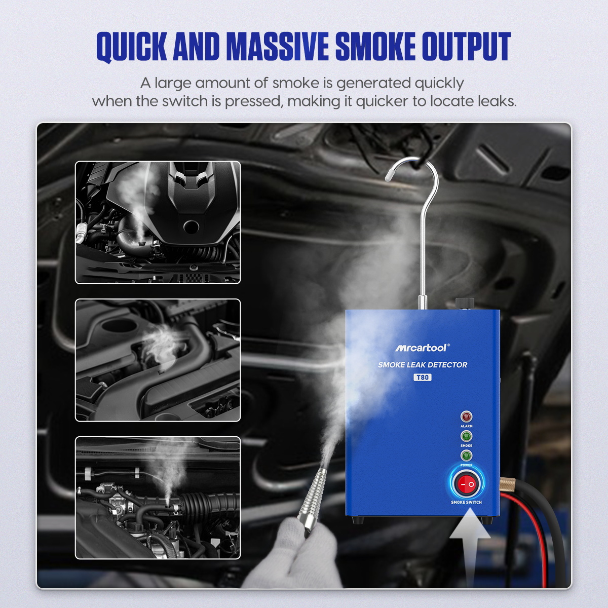MR CARTOOL Car Smoke Leak Dete - Smoke Leak Detector ulasan dan harga