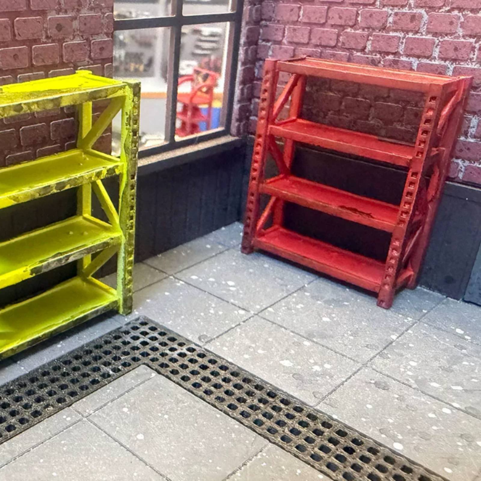 1/64 Garage Shelf Realistic De - Auto Repair Shops ulasan dan harga