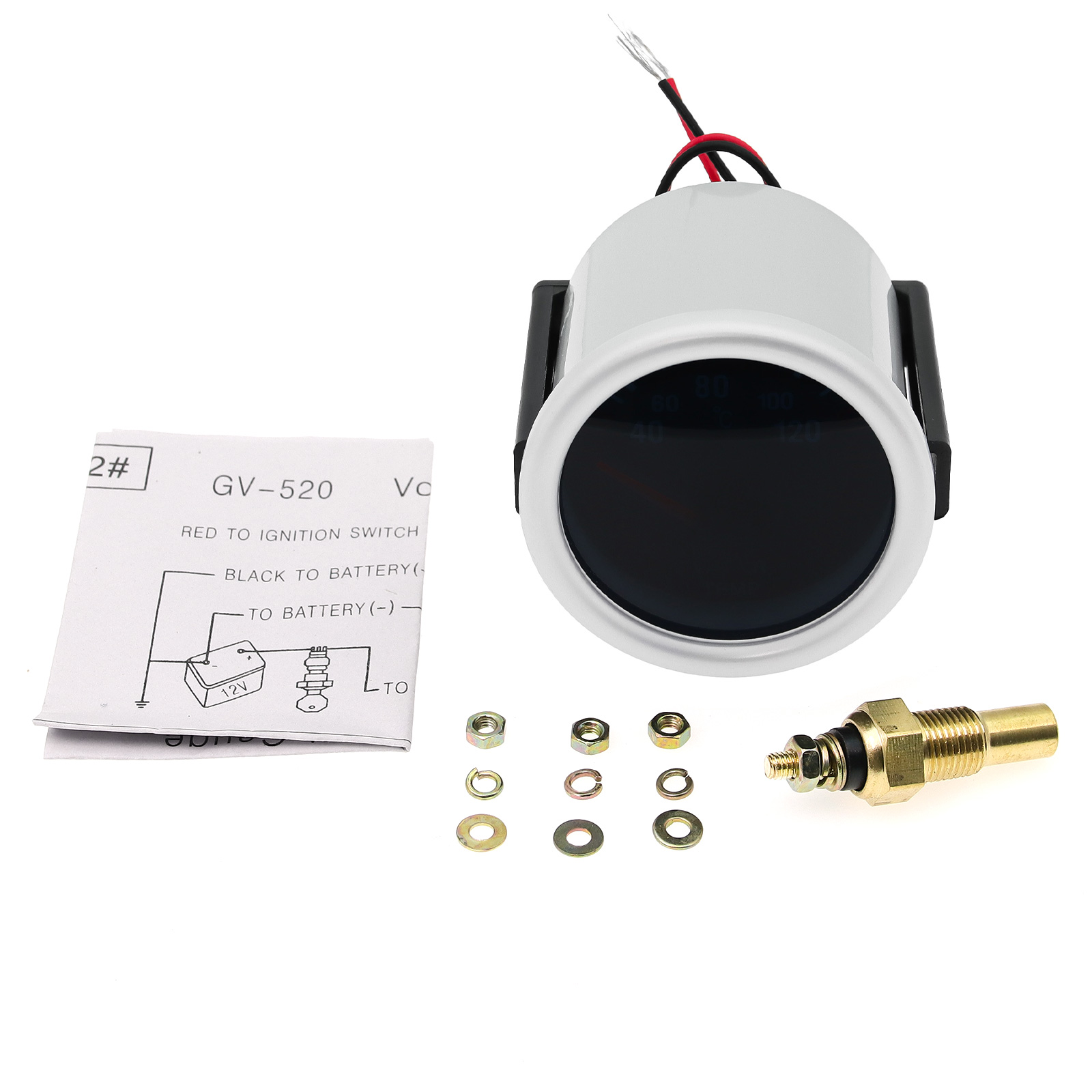 50-150℃ 52MM Oil Temperature G - Smoke Leak Detector ulasan dan harga