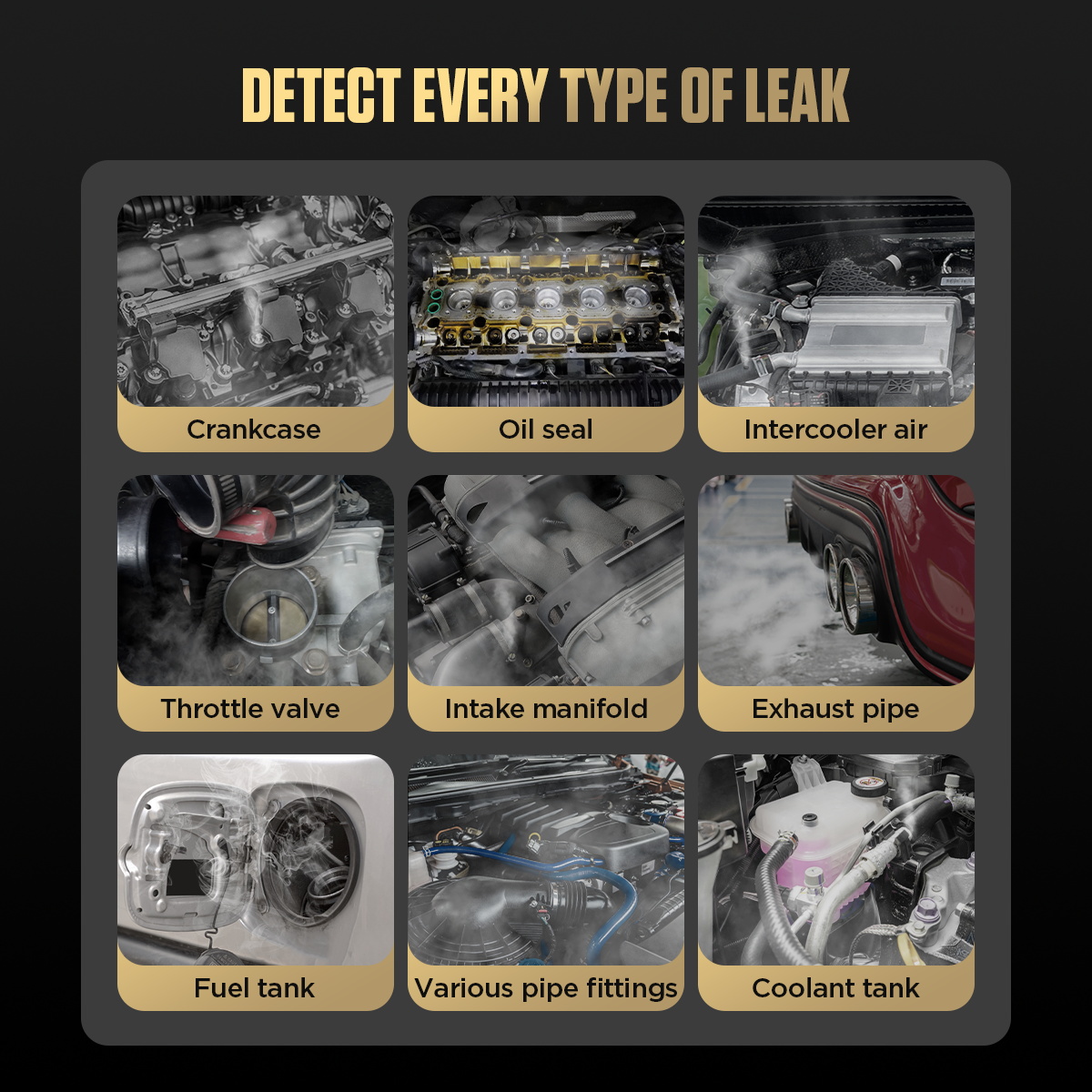 AUTOOL Smoke Machine Leak Dete - Smoke Leak Detector ulasan dan harga
