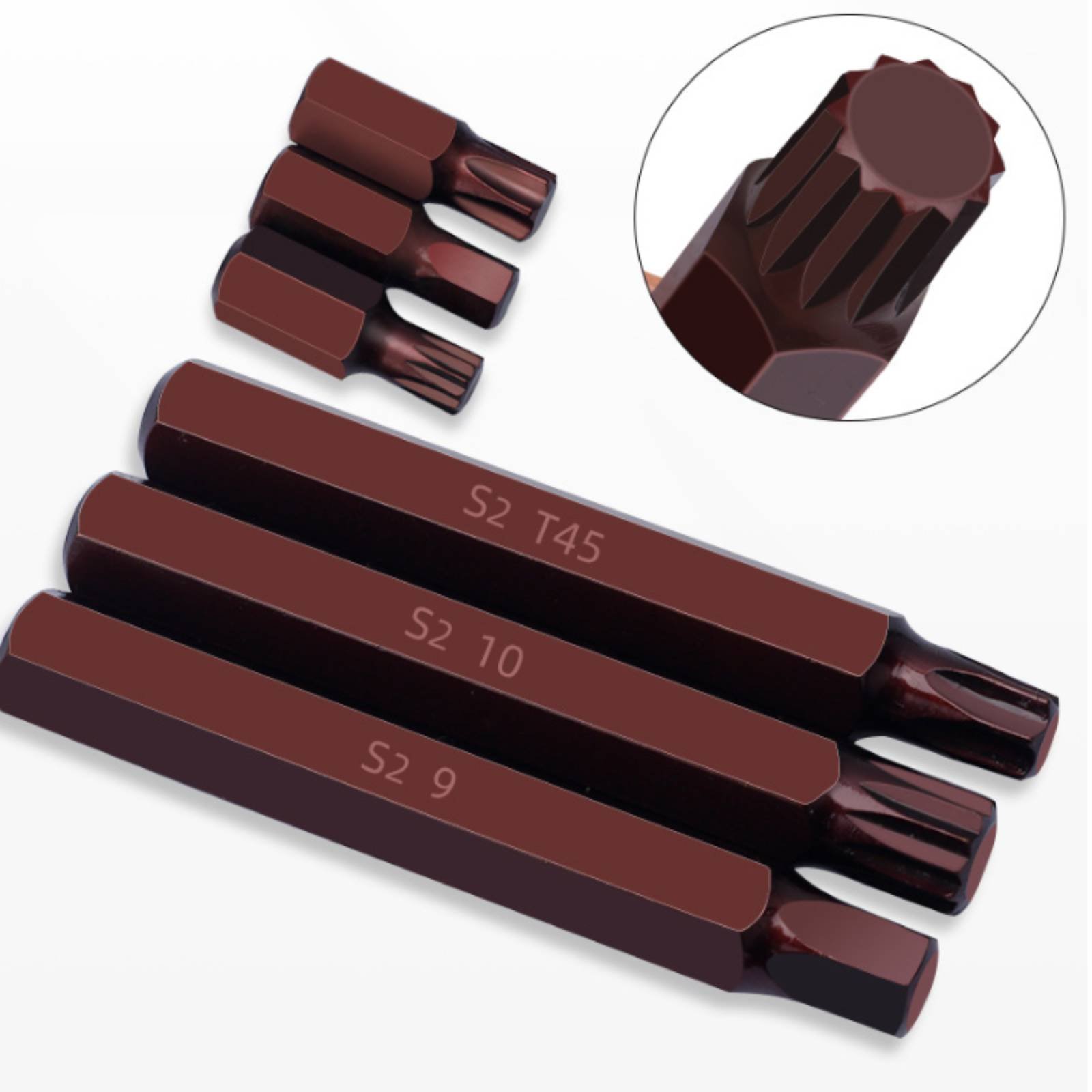 60 Pieces Star Drive Bit Set H - Auto Repair Shops ulasan dan harga