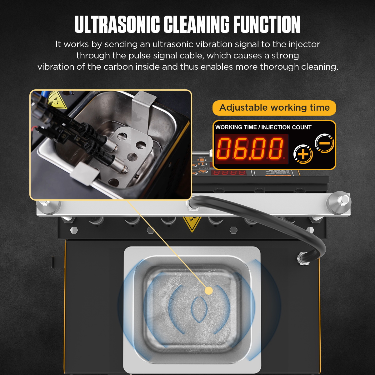 AUTOOL CT400 GDI EFI FEI Piezo - Fuel Injector Tester ulasan dan harga