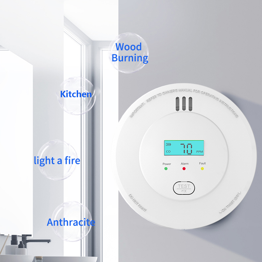 10 years Smoke & Carbon Monoxi - Smoke Leak Detector ulasan dan harga